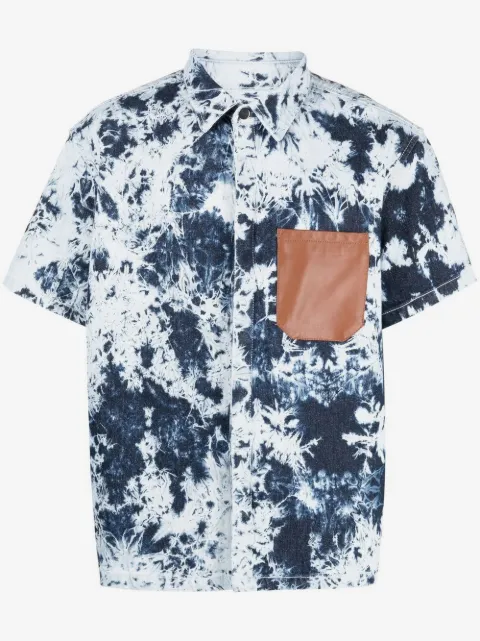 Ferrari tie-dye patterned shirt