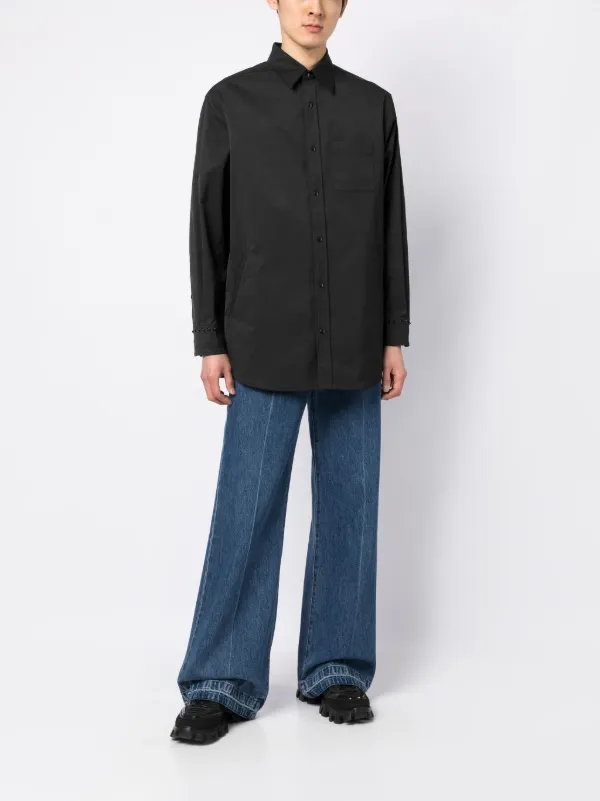 Valentino Garavani ロックスタッズ シャツ | ブラック | FARFETCH JP