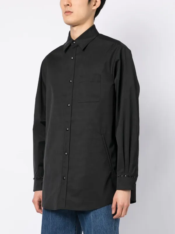 Valentino Garavani ロックスタッズ シャツ | ブラック | FARFETCH JP