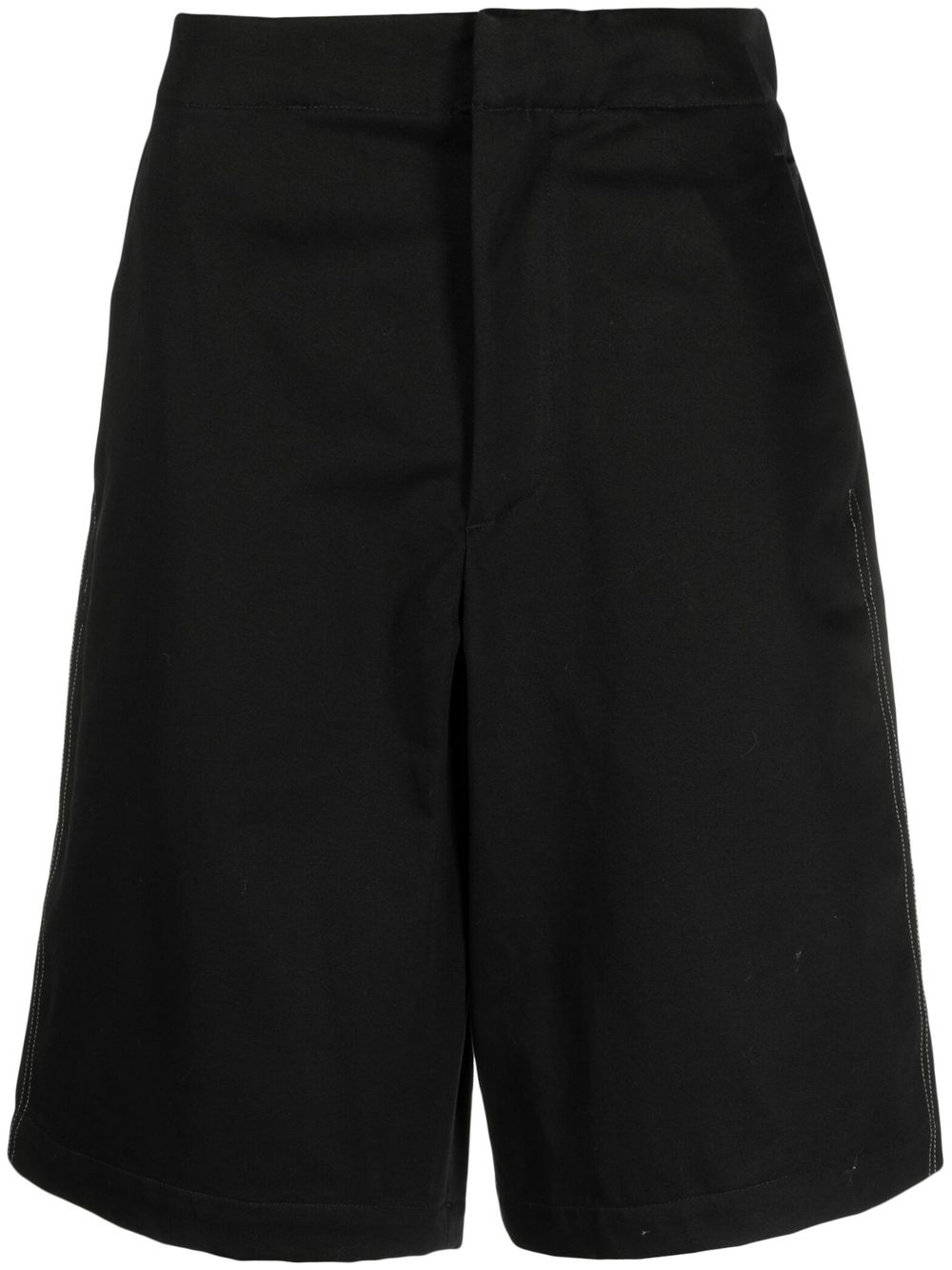 knee-length cotton shorts