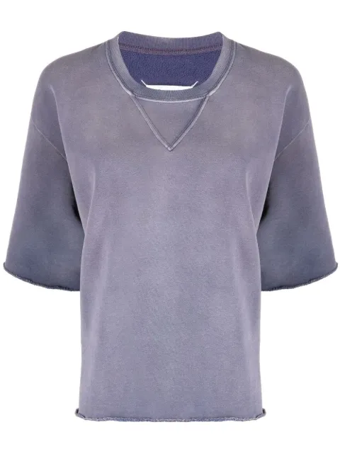 Maison Margiela short-sleeve organic-cotton sweatshirt