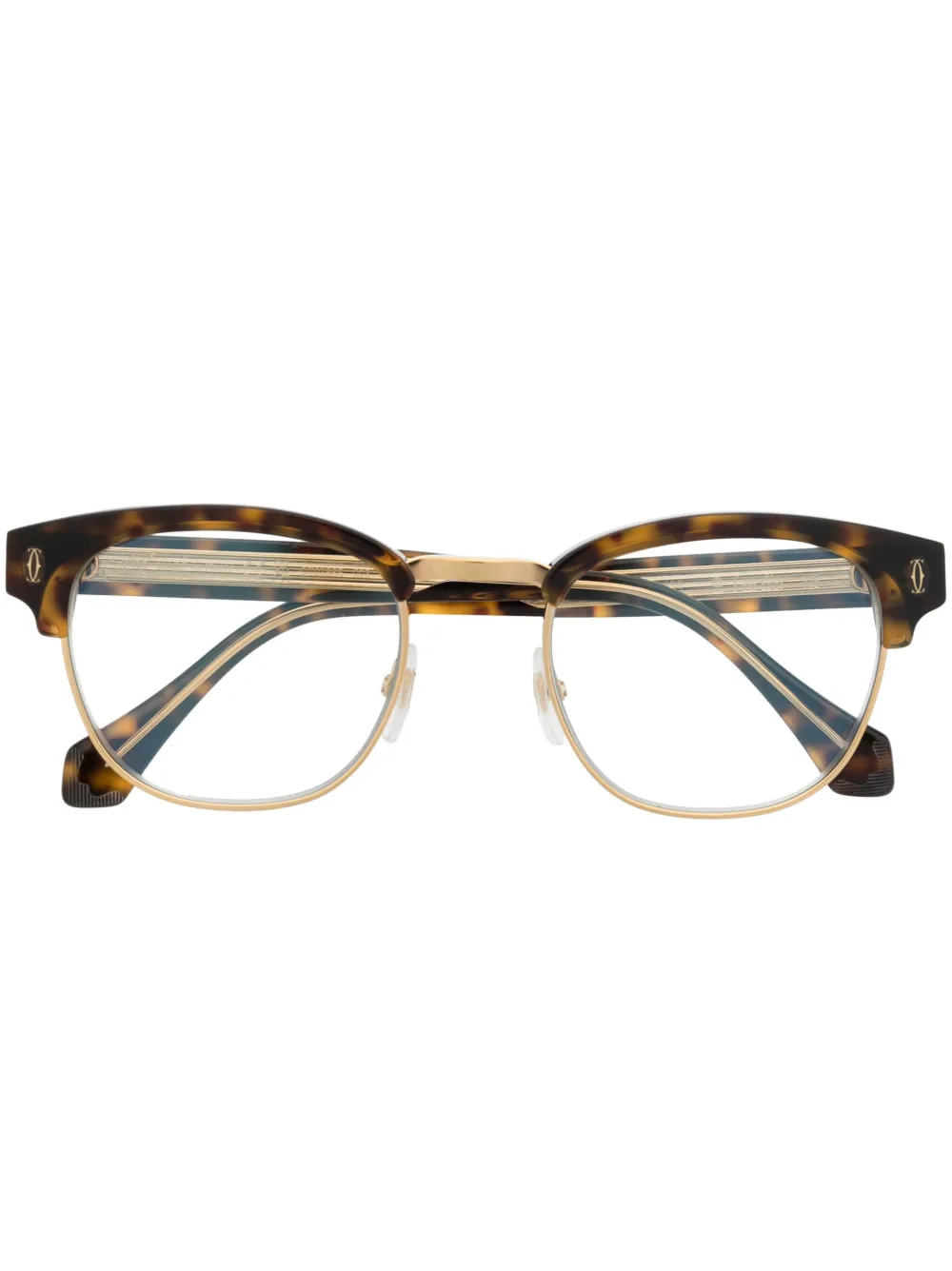 Cartier Eyewear logo-plaque glasses