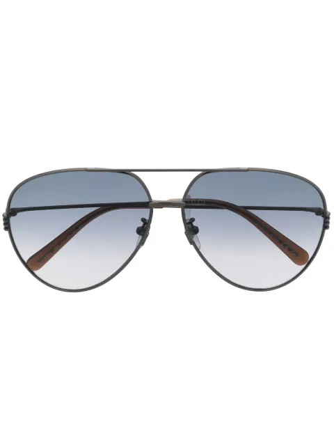 Gucci Eyewear نظارة شمس بإطار بايلوت
