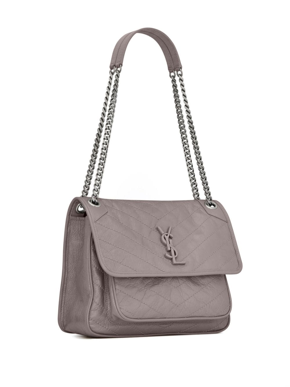 Shop Saint Laurent Medium Niki Shoulder Bag In Grau
