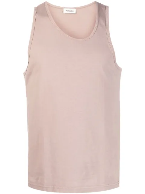 Nanushka camiseta Aziz asimétrica 