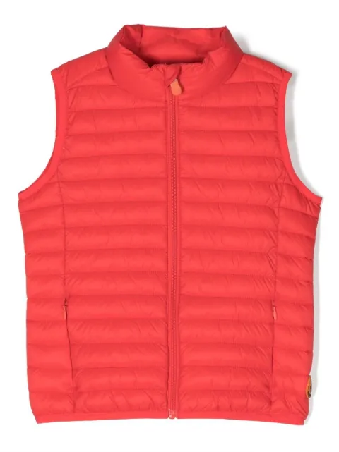 Save The Duck Kids chaleco capitonado con cuello de tortuga