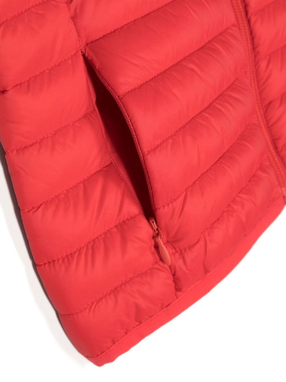 Shop Save The Duck High-neck Padded Gilet In Red