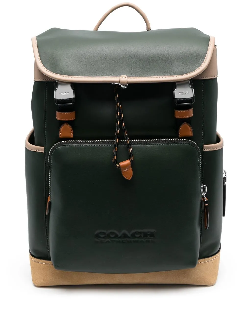 Coach League colourblock Backpack Farfetch