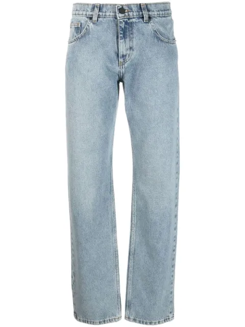 The Mannei mid-rise straight-leg jeans
