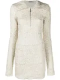 Nanushka dribbled ribbon minidress - Neutrals