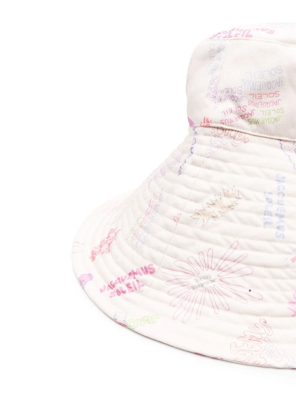 Jacquemus Vissershoed met logoprint - Beige