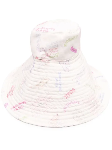 Jacquemus - logo-print bucket hat