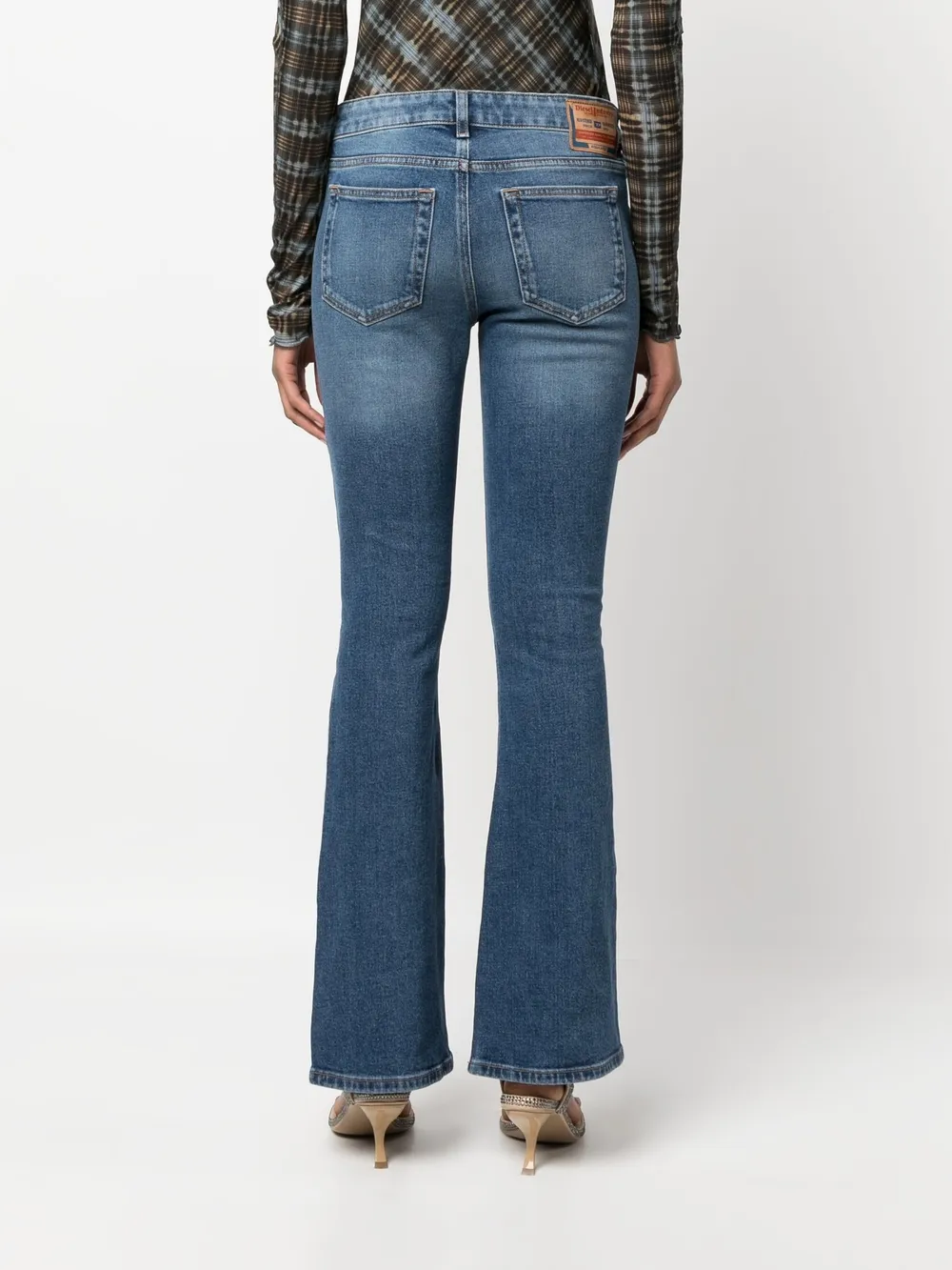 Diesel Flared Denim Jeans Farfetch