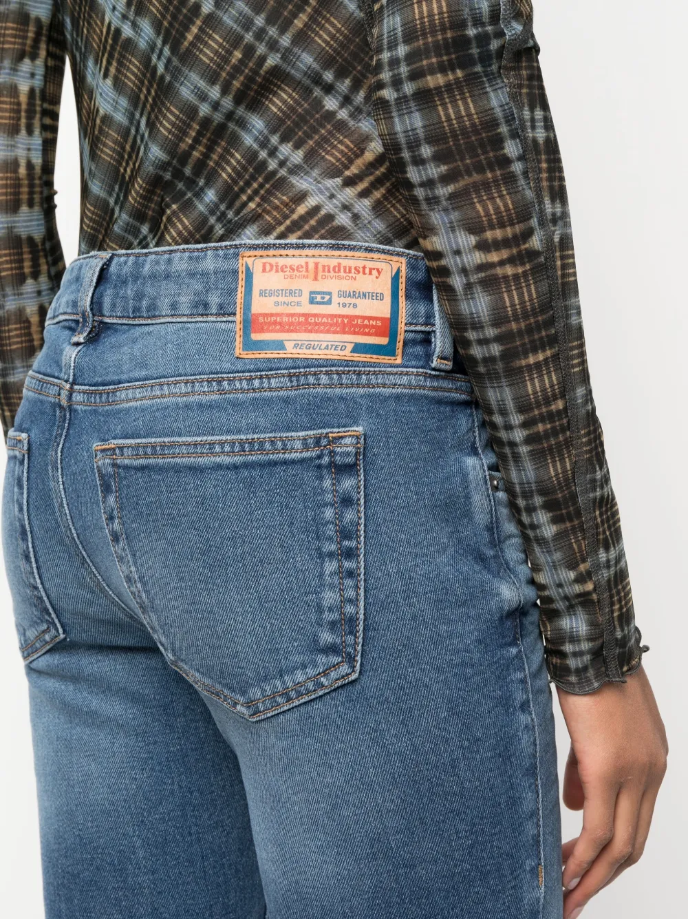 Diesel Flared Denim Jeans Farfetch