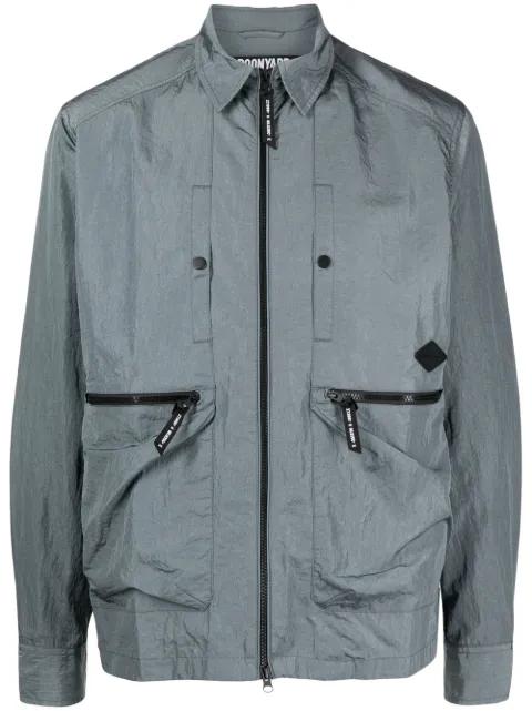 Spoonyard zip-pockets lightweight shirt jacket