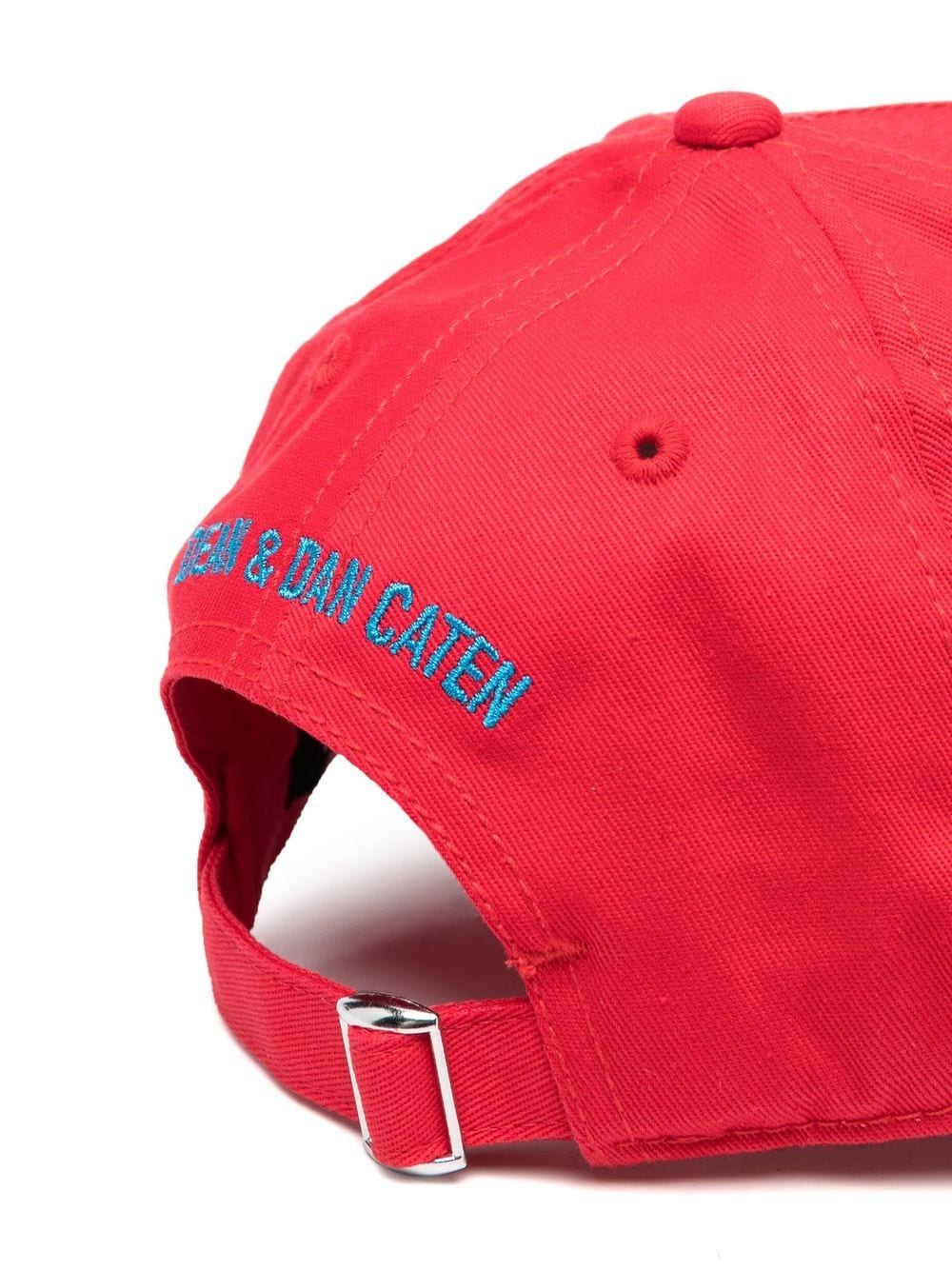 Shop Dsquared2 Embroidered-logo Baseball Cap In Red