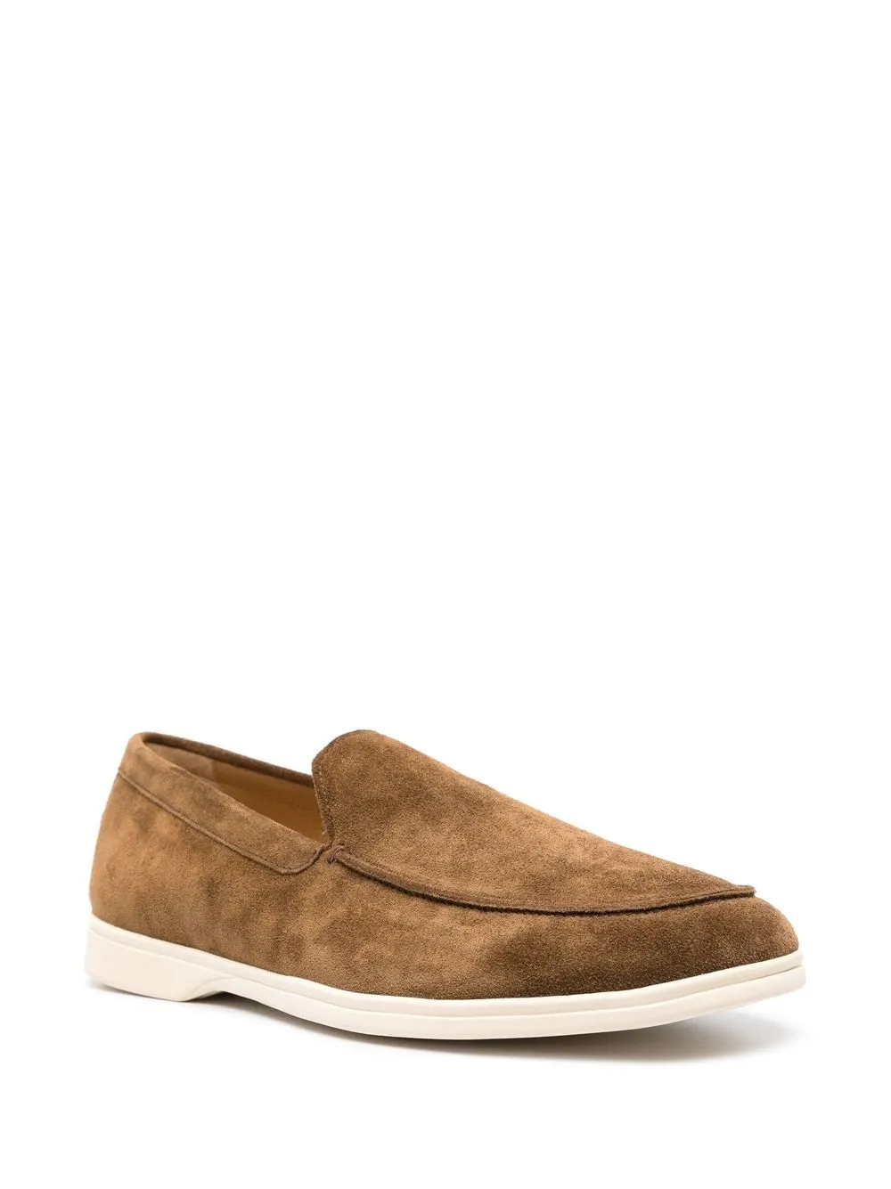 Henderson Baracco Suède loafers - Bruin
