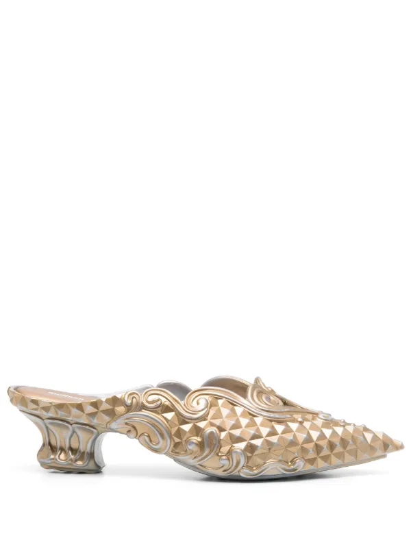 x Melissa 40mm Court mules