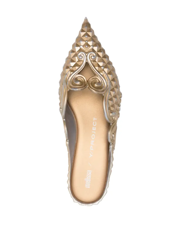 x Melissa 40mm Court mules