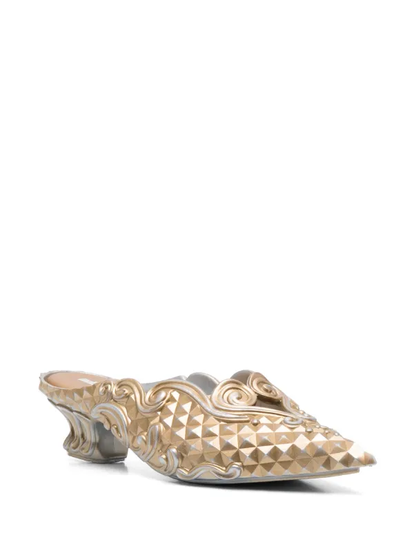 x Melissa 40mm Court mules