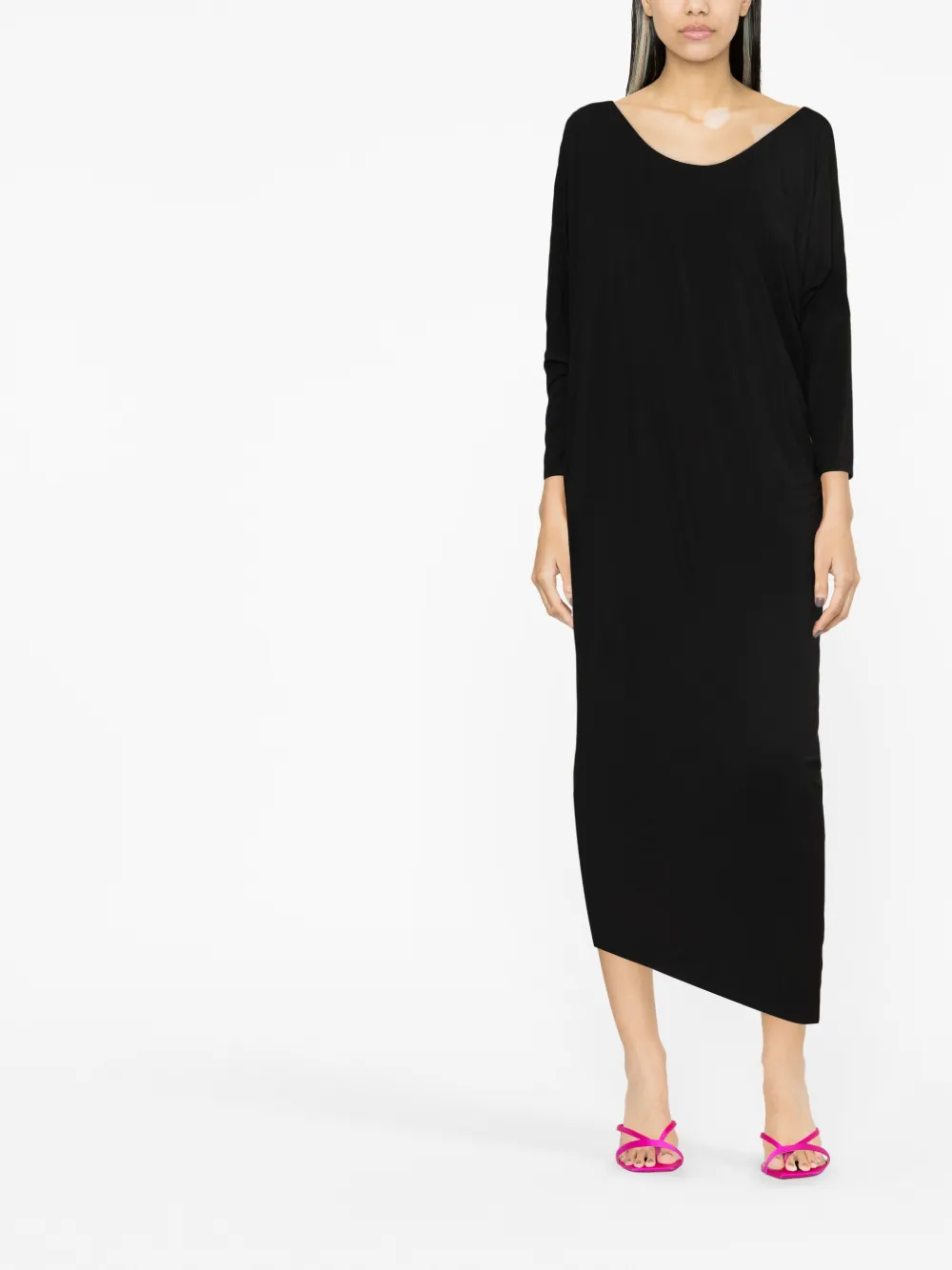 Atu Body Couture Gedrapeerde jurk - Zwart