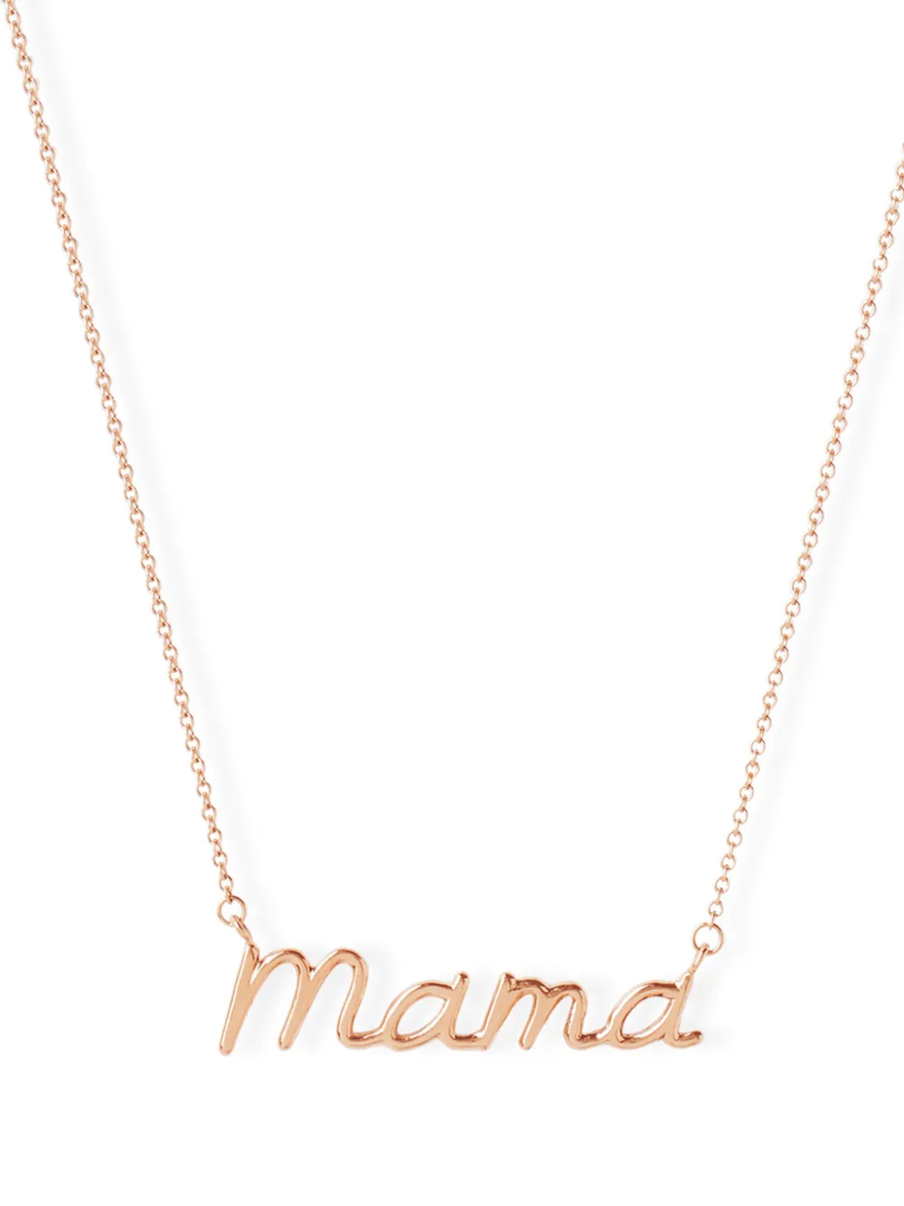 THE ALKEMISTRY 18kt Rose Gold Mama Necklace Farfetch