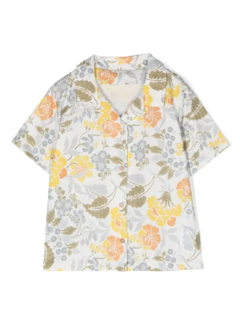 THE NEW SOCIETY floral-print short-sleeve shirt