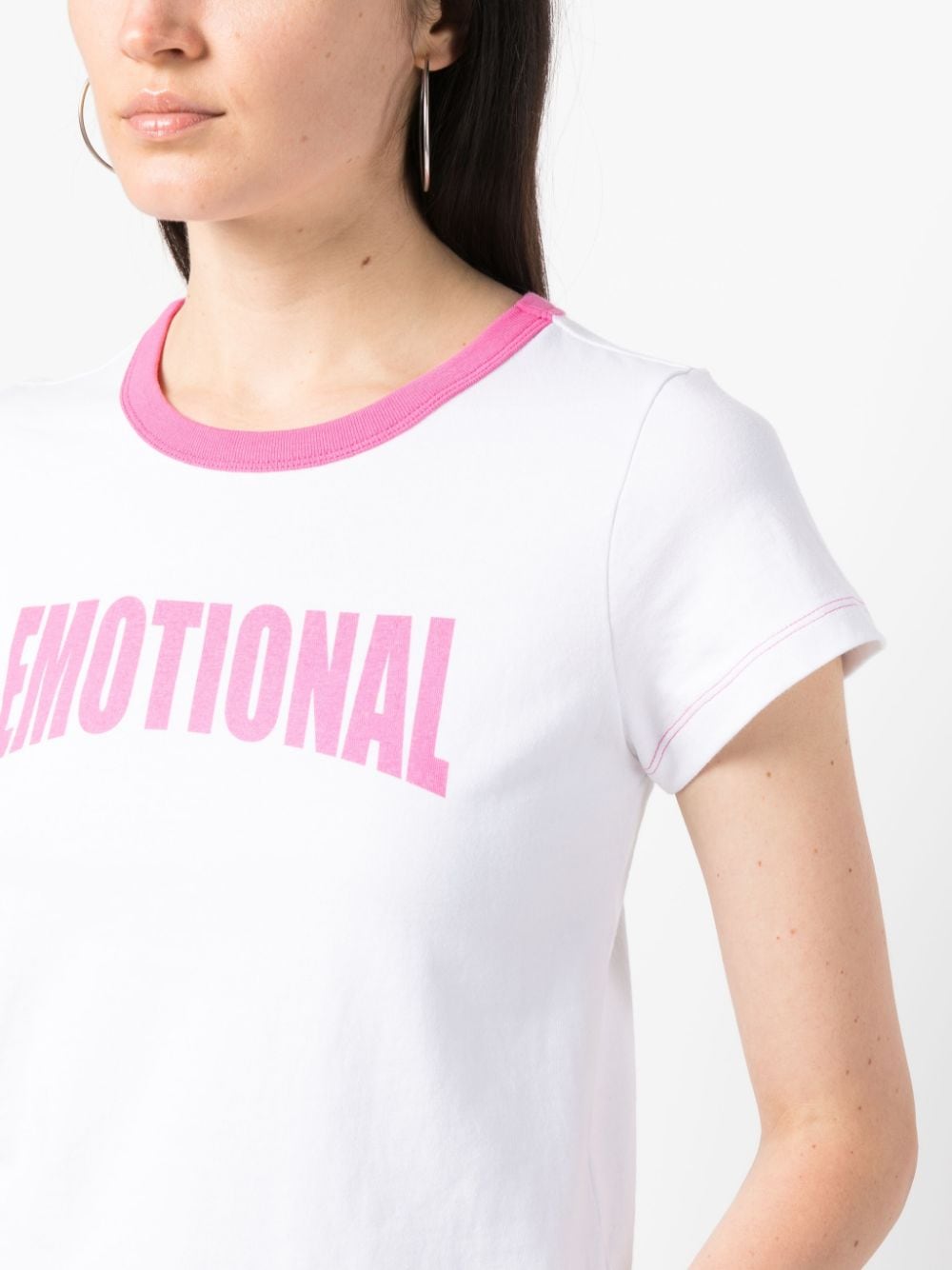 Shop Ksubi Emotional-print T-shirt In White