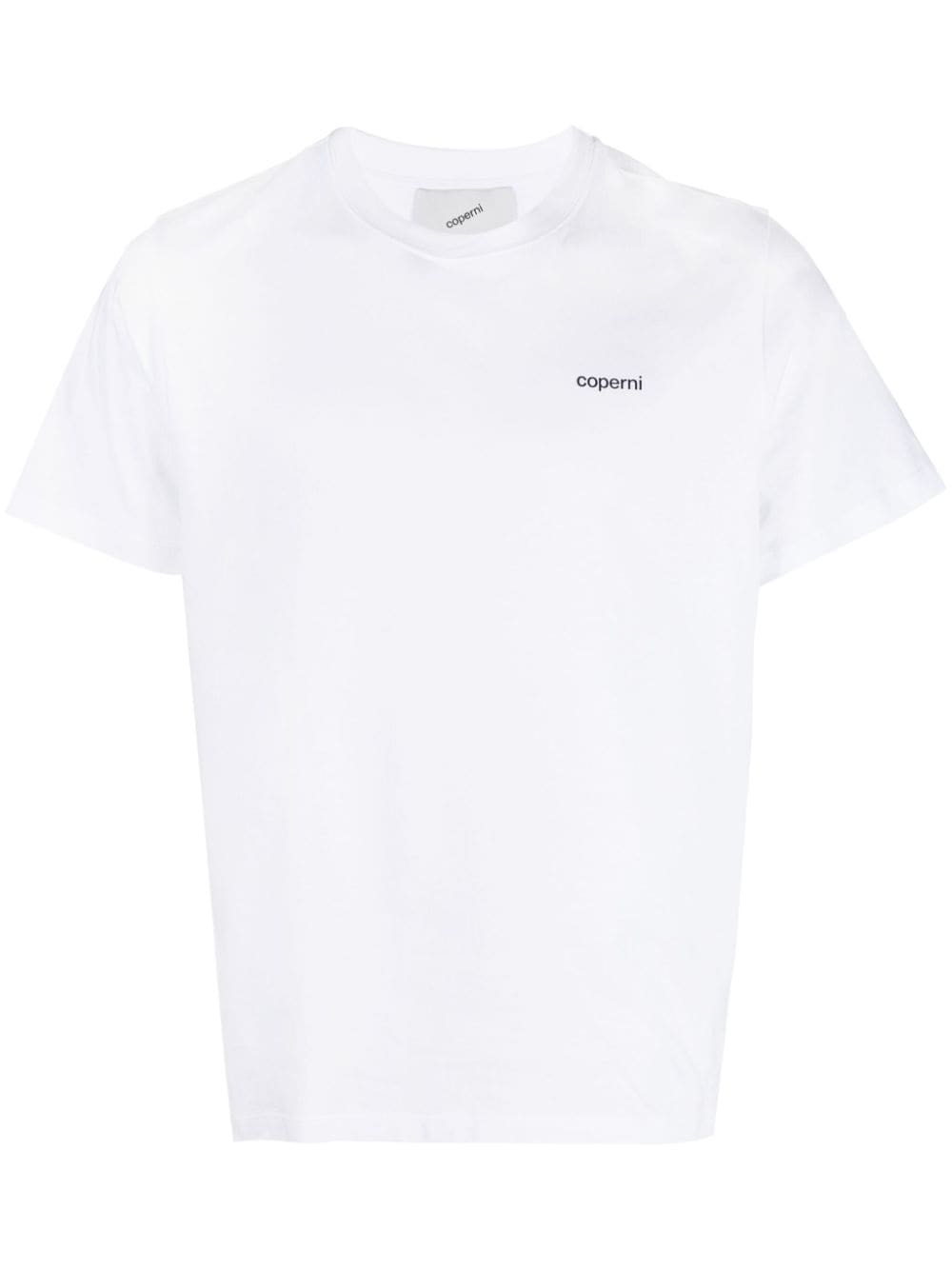 coperni t-shirt en coton à logo imprimé - blanc