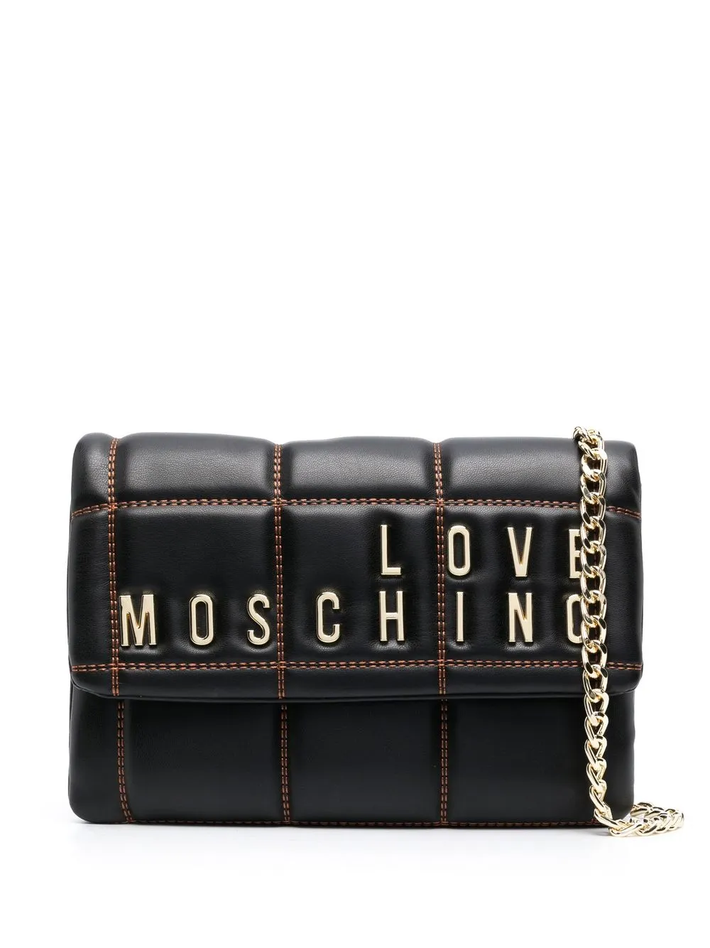 Love Moschino quilted leather crossbody bag · OS