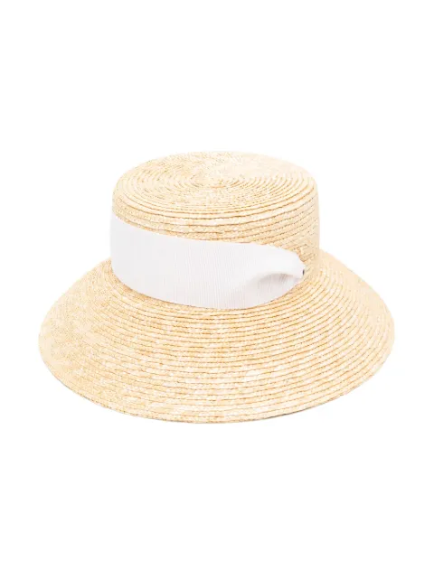 Piccola Ludo wide brim straw hat