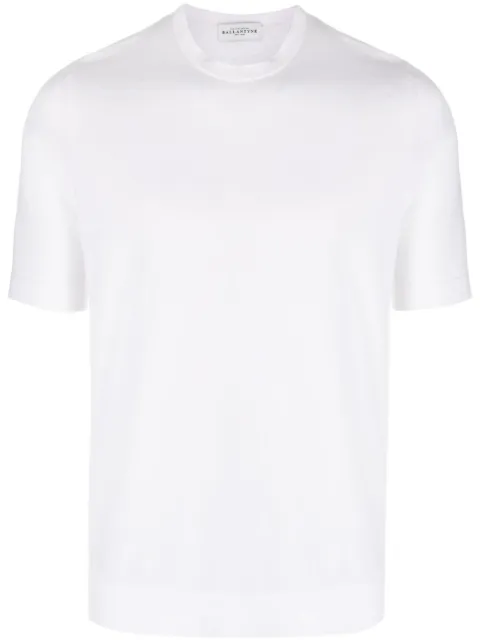 Ballantyne plain short-sleeve cotton T-shirt