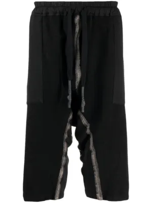Julius Glide drop-crotch Shorts | Black | FARFETCH PL
