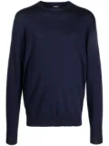 Lardini plain wool-silk jumper - Blue