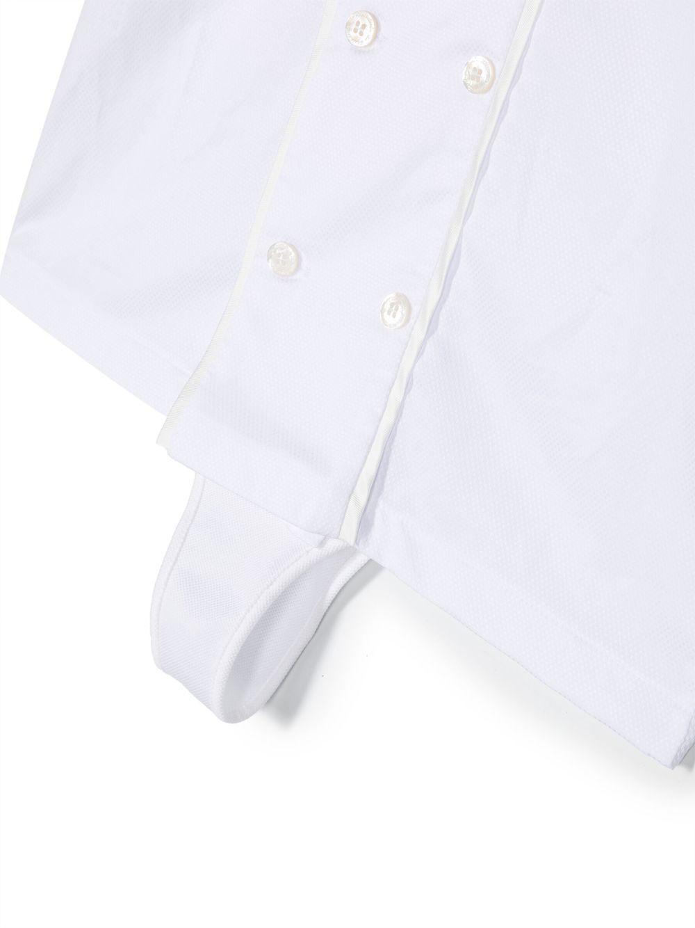 Shop La Stupenderia Cotton Trouser Set In White