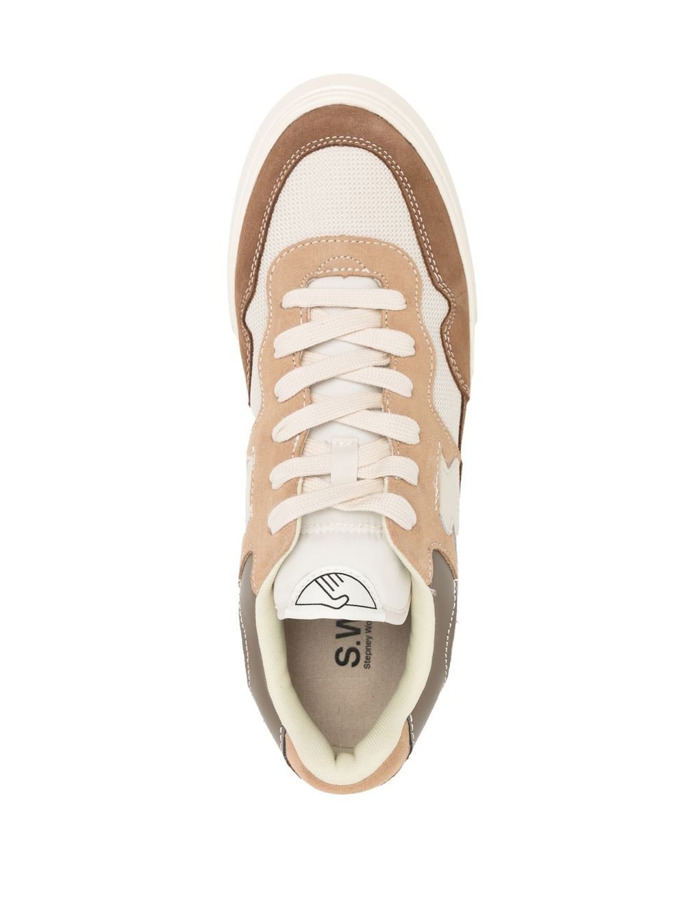 Shop Stepney Workers Club Pearl S-strike Suede Sneakers In Braun