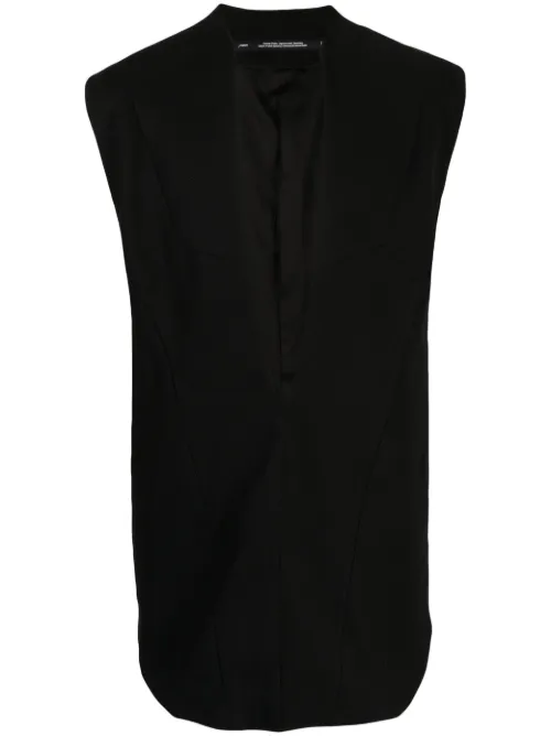 Julius gilet à col v - Noir - Julius - Modalova