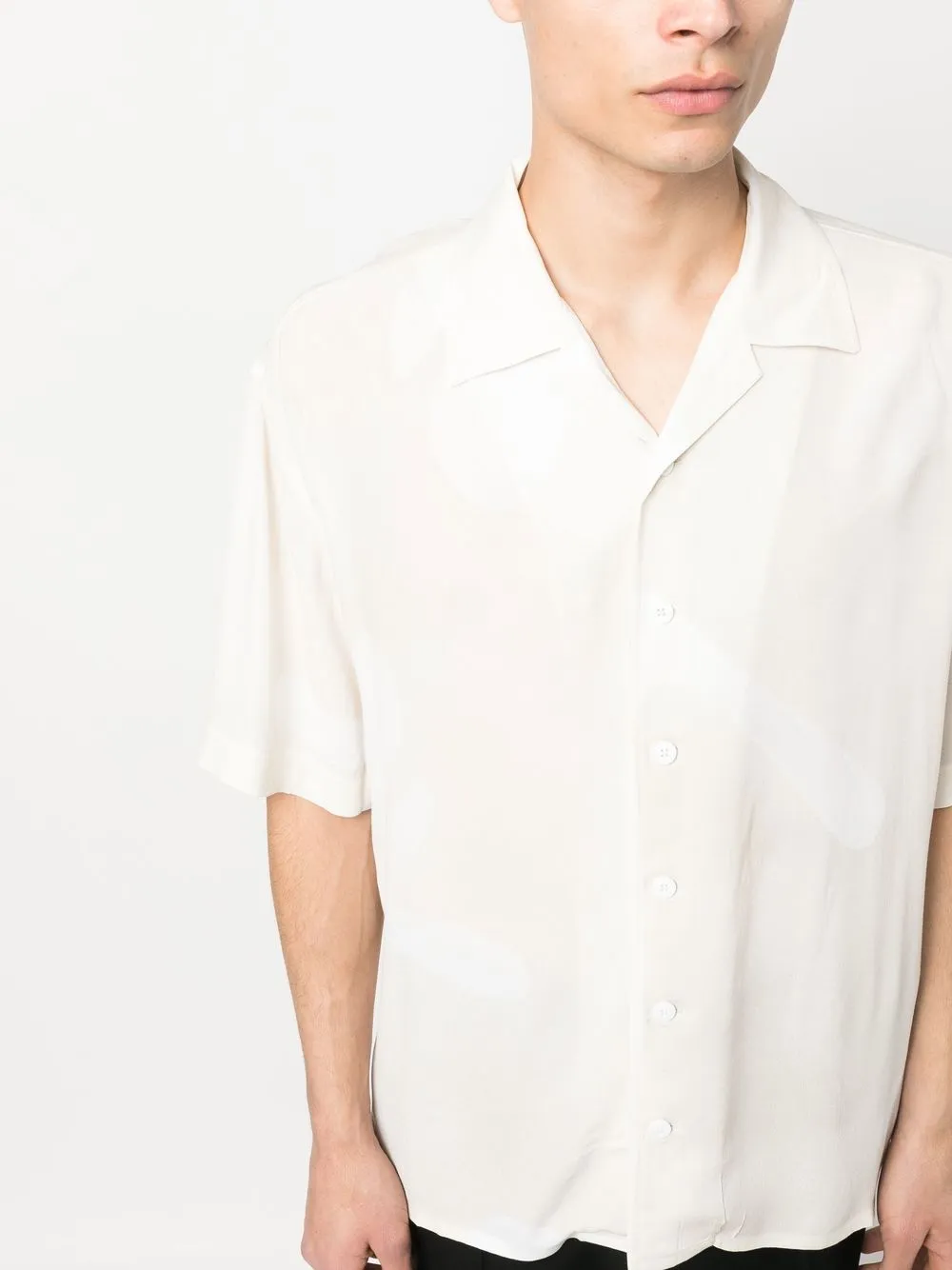 Short-Sleeved Cotton Shirt