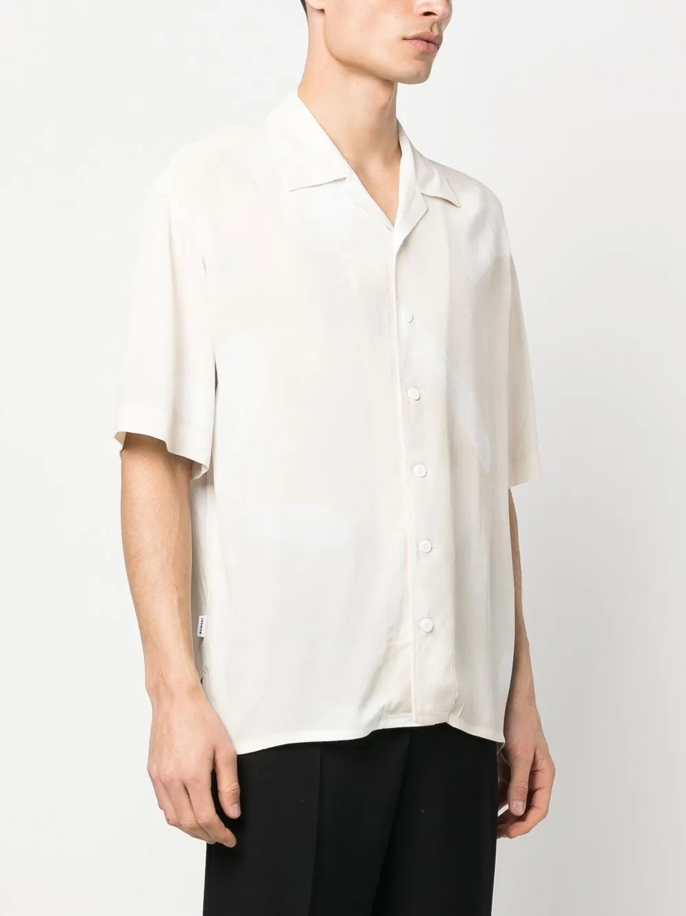 Short-Sleeved Cotton Shirt