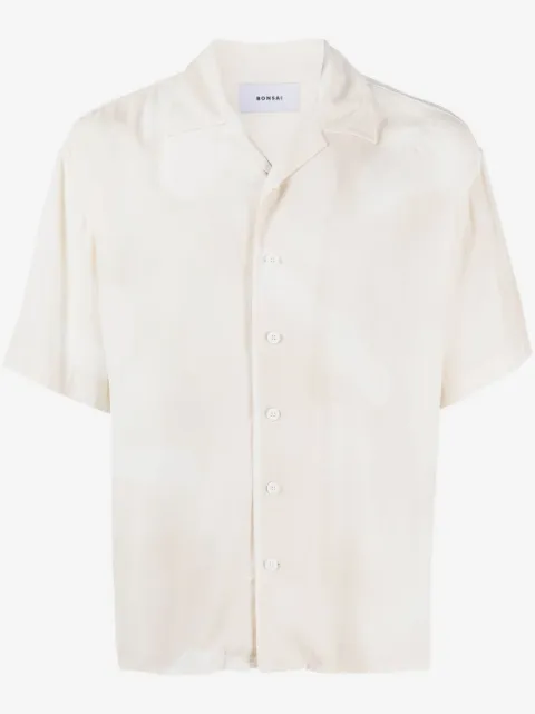Bonsai short-sleeved cotton shirt