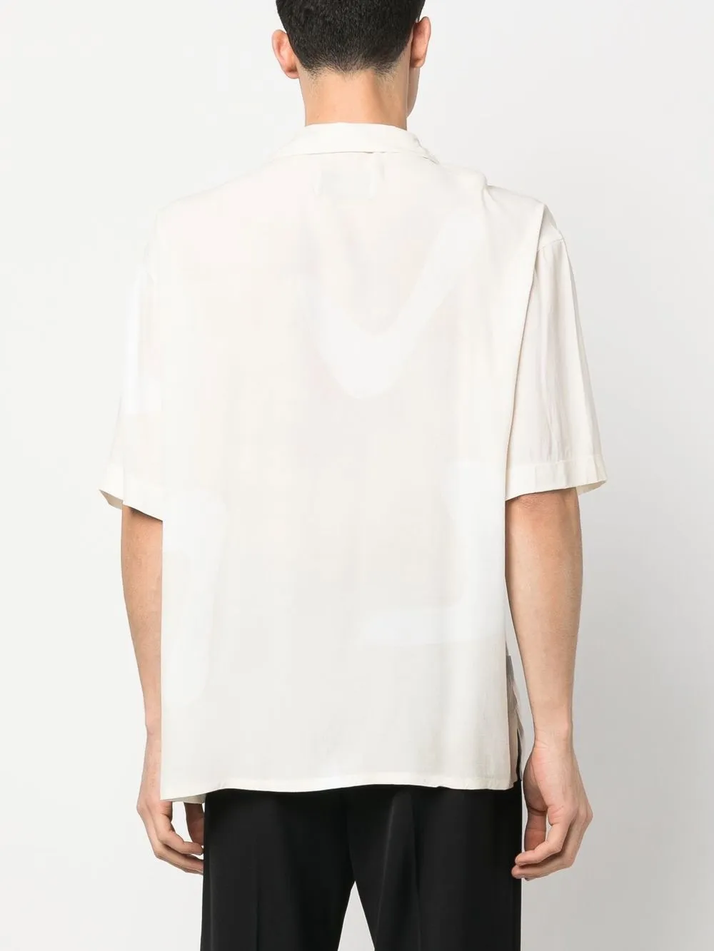 Short-Sleeved Cotton Shirt
