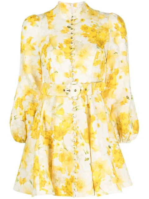 ZIMMERMANN Wonderland floral-print minidress