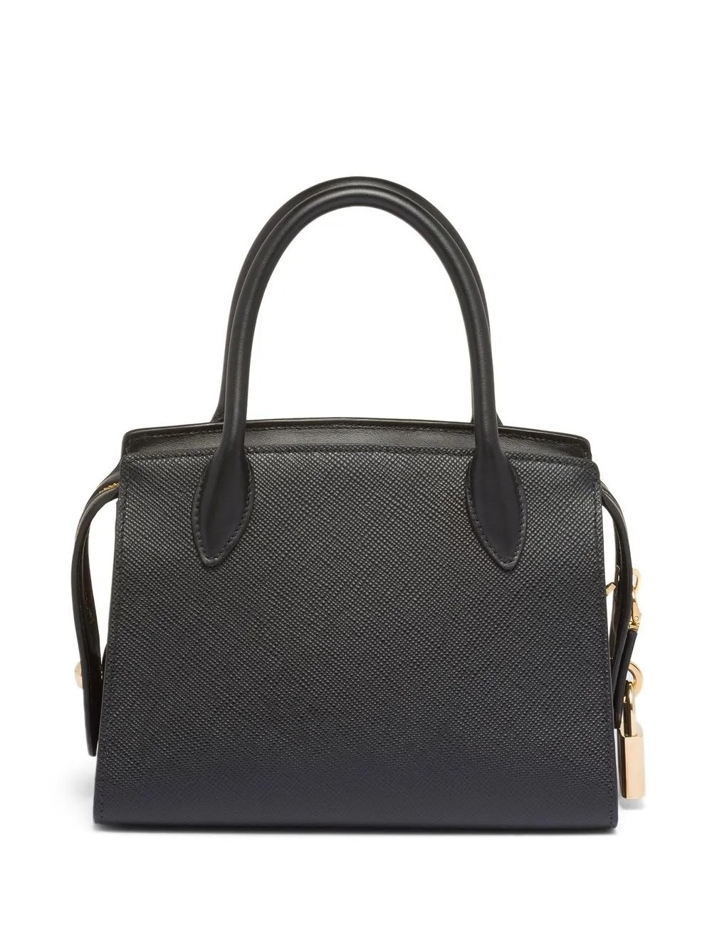 Prada Kristen mini-tas van saffiano leer - Zwart
