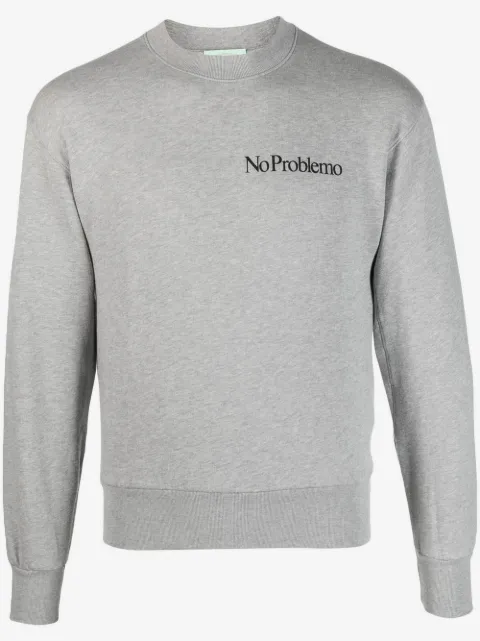 Aries sweat à imprimé No Problemo