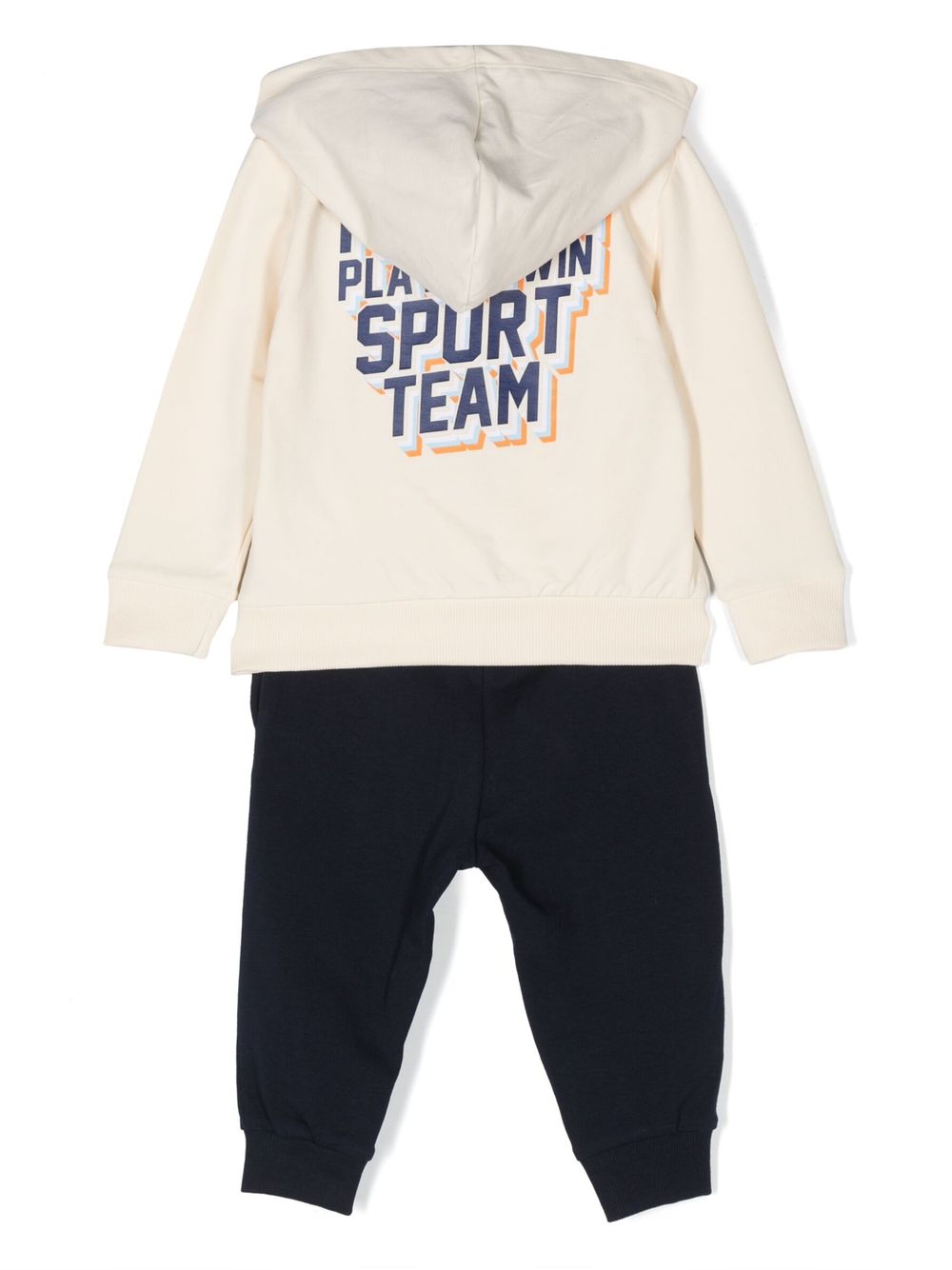 Cesare Paciotti 4Us Kids Trainingspak met logoprint - Beige