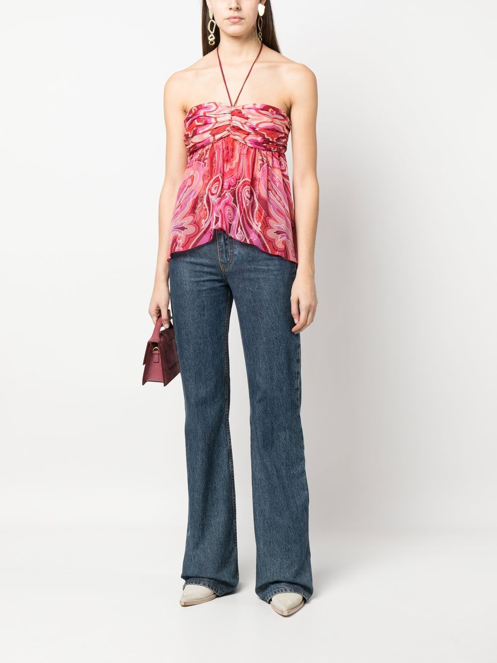 ETRO Cropped top - Roze