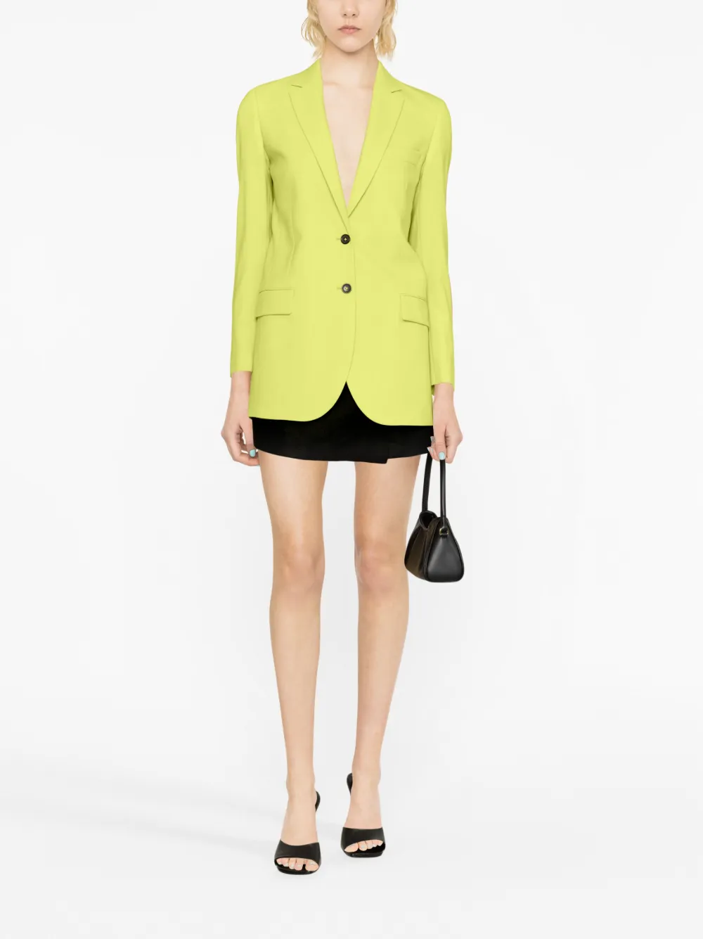PS Paul Smith Blazer met enkele rij knopen - Geel