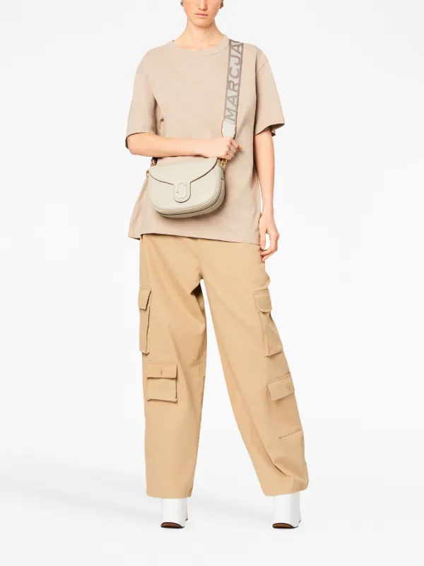 Marc Jacobs The Covered J Marc Large Saddle Bag Neutrals FARFETCH AO