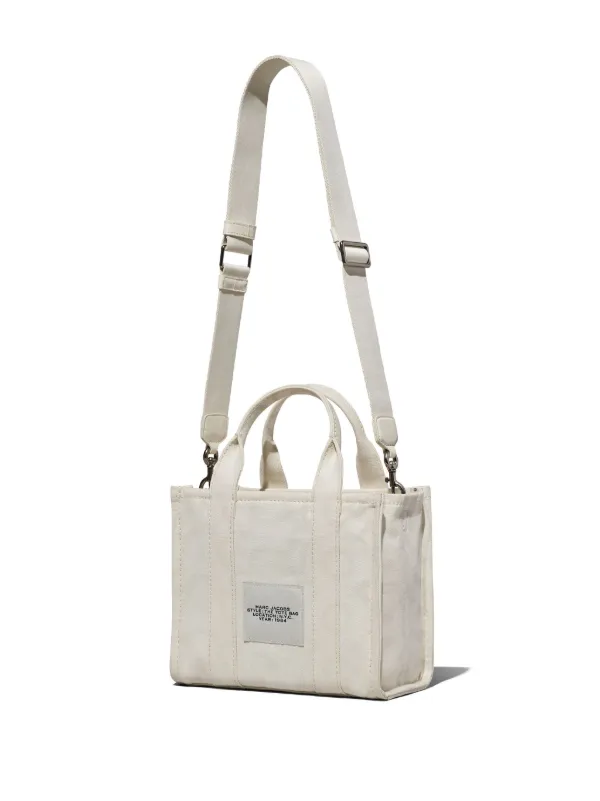 Marc Jacobs The Outline Monogram Small Tote Bag | White | FARFETCH