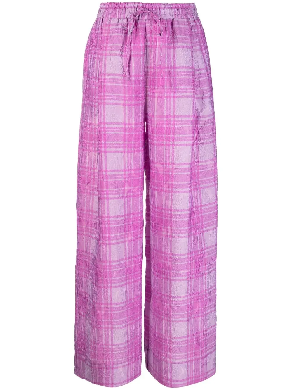 Essentiel Antwerp Donuts Checked Pants In Lilac Purple ModeSens